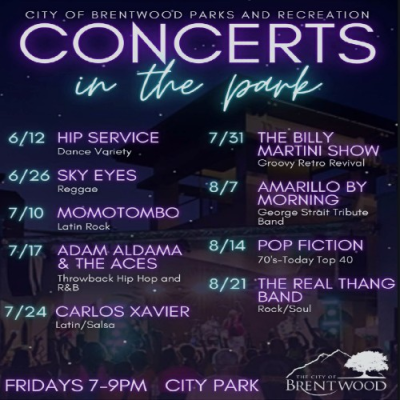 Concerts in the Park