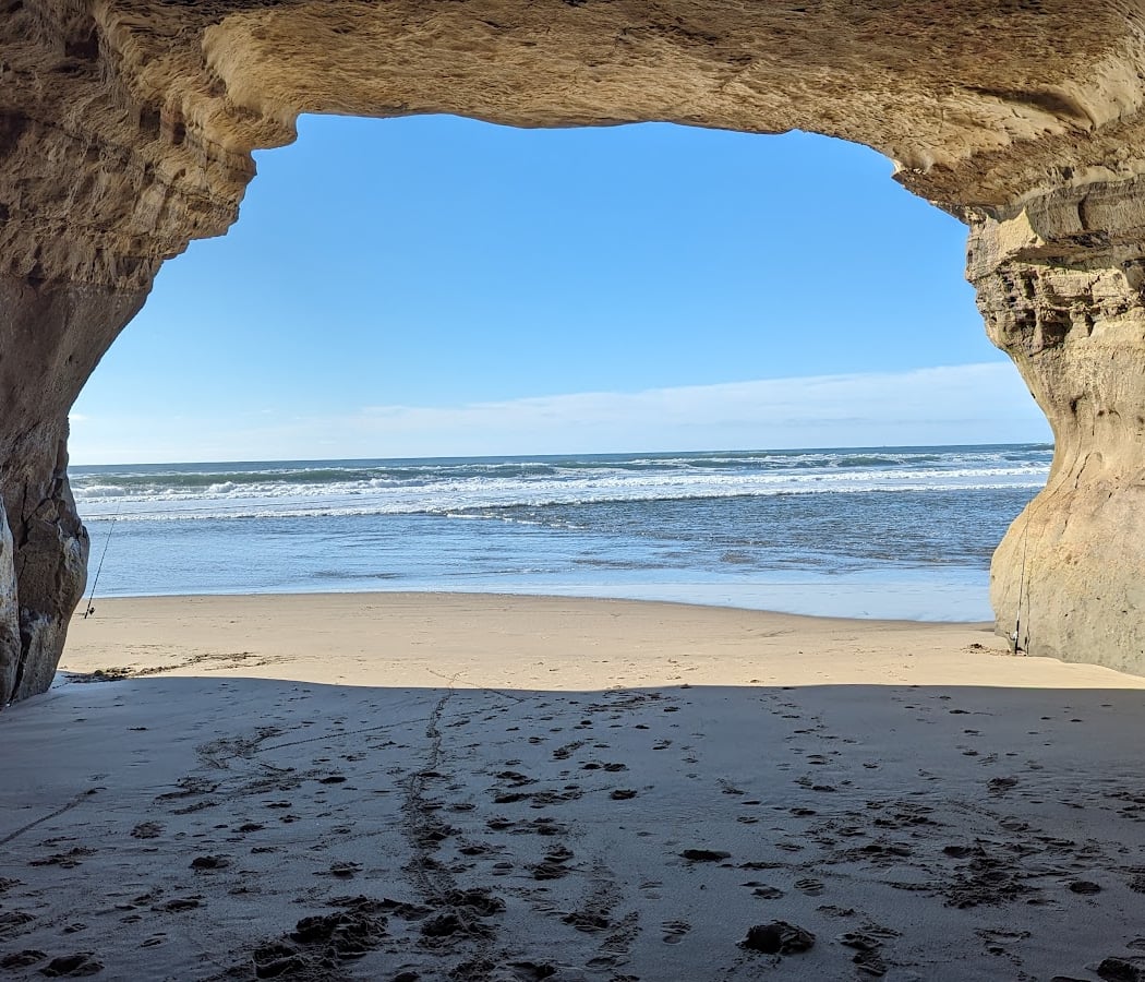 San Gregorio State Beach Cave 1