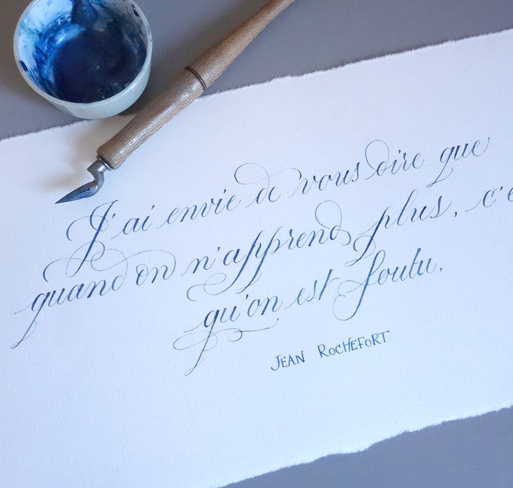 Calligraphie adultes initiés 1
