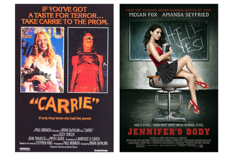 Coming-of-Rage: CARRIE (1976) + JENNIFER’S BODY