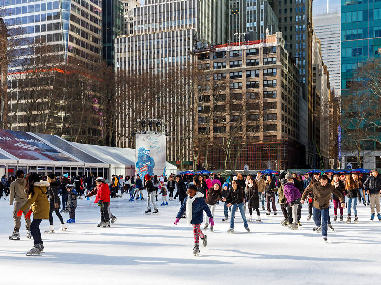 Skating at Bryant Park 2