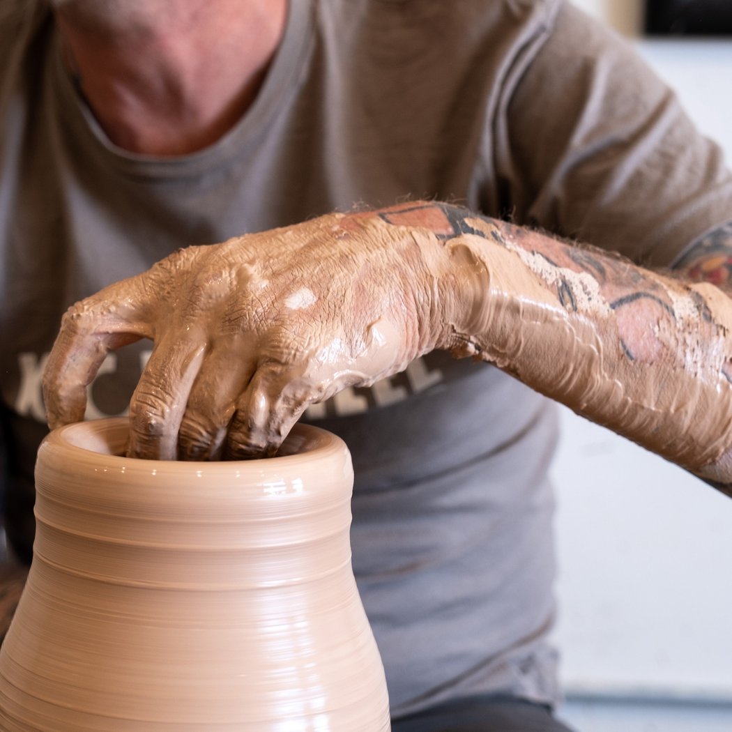 Thursday morning ceramics class with Andrew 1