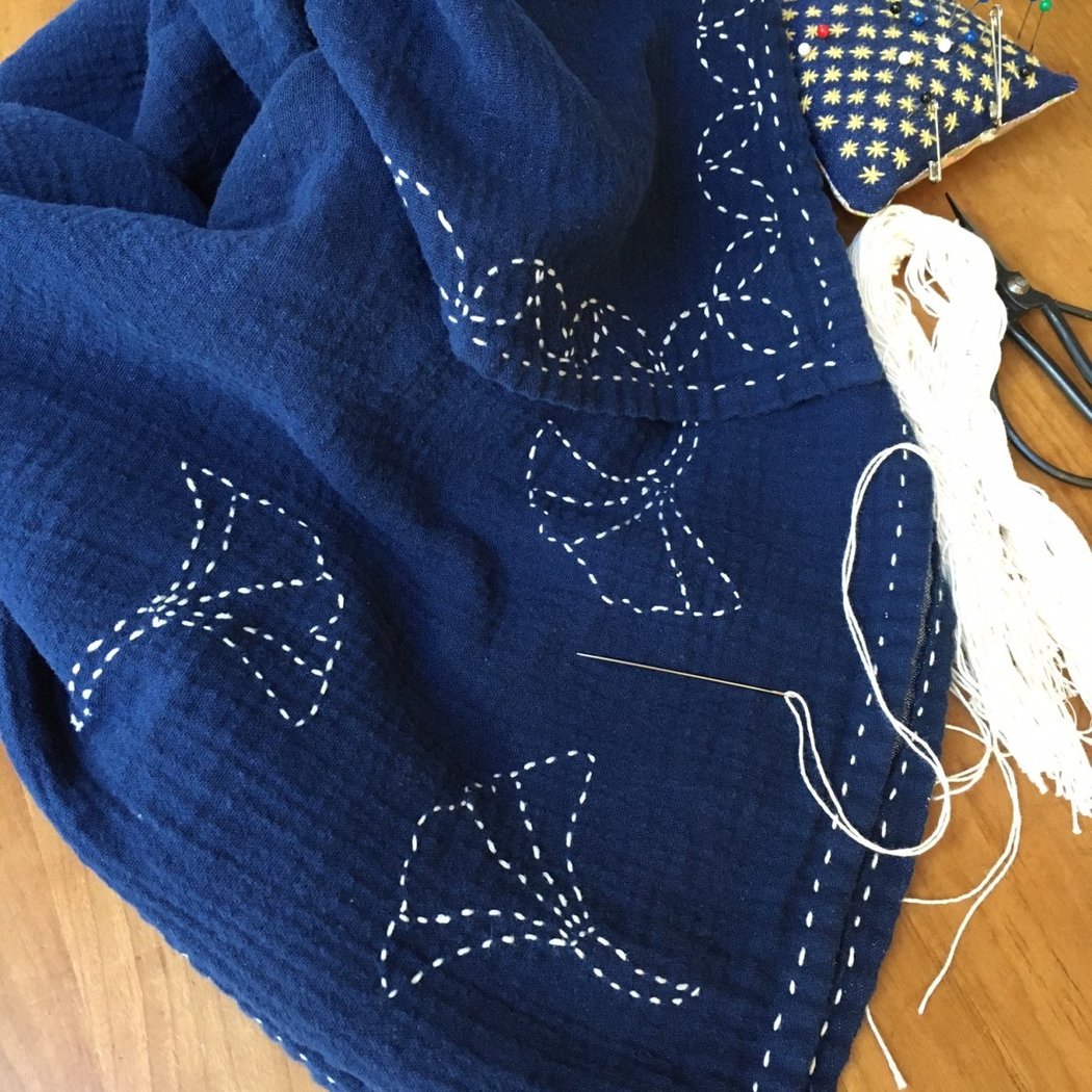 Sashiko Scarf 1