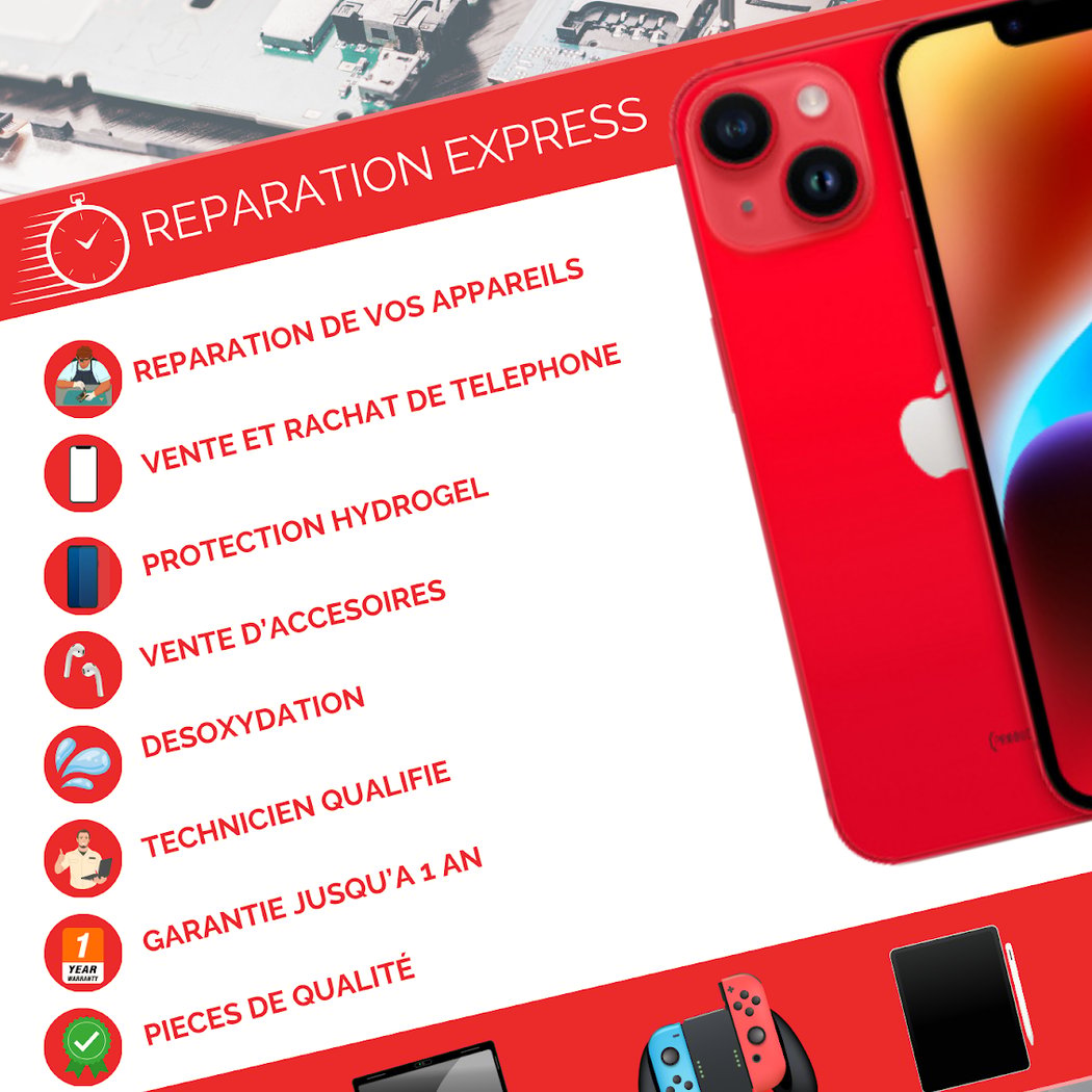 LIKE NEW PHONE Chennevieres sur Marne (94) Réparation de téléphone, tablette, console et ordinateur | Vente & Rachat 1