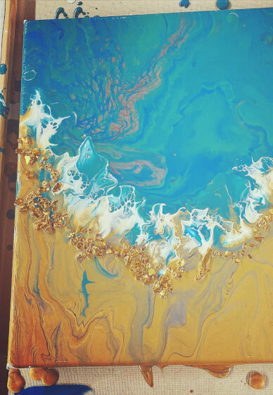 Acrylic Pour Painting Class 1