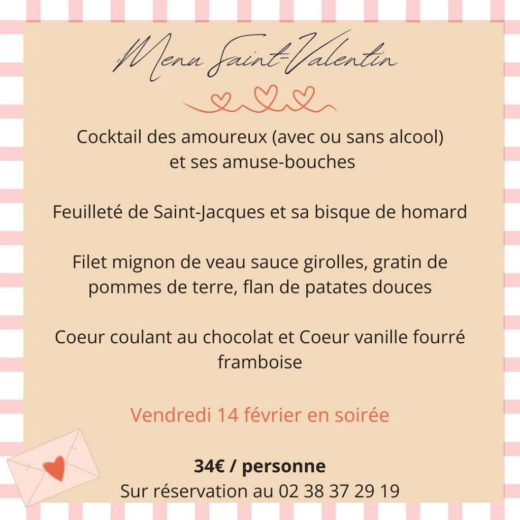 Votre dîner de la Saint-Valentin 1