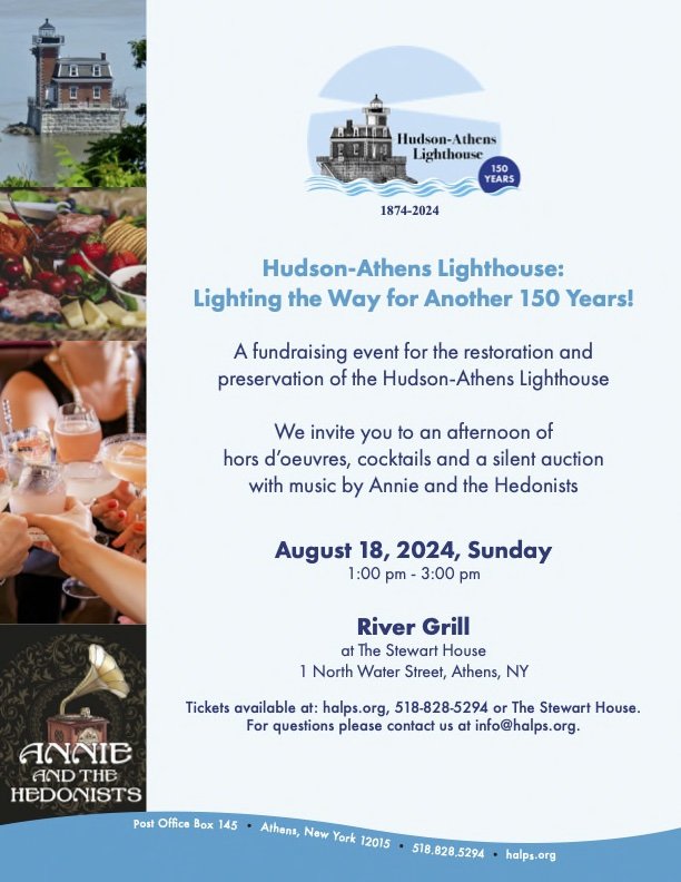 Hudson-Athens Lighthouse Fundraiser: Lighting the Way for Another 150 Years! 1