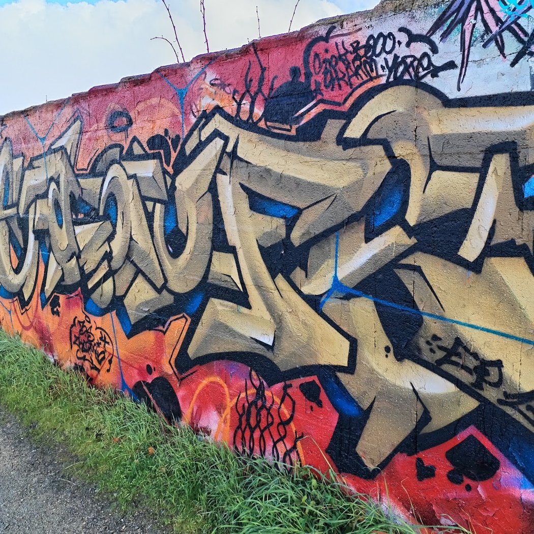 Murs de graffiti ( street art urbain) 3