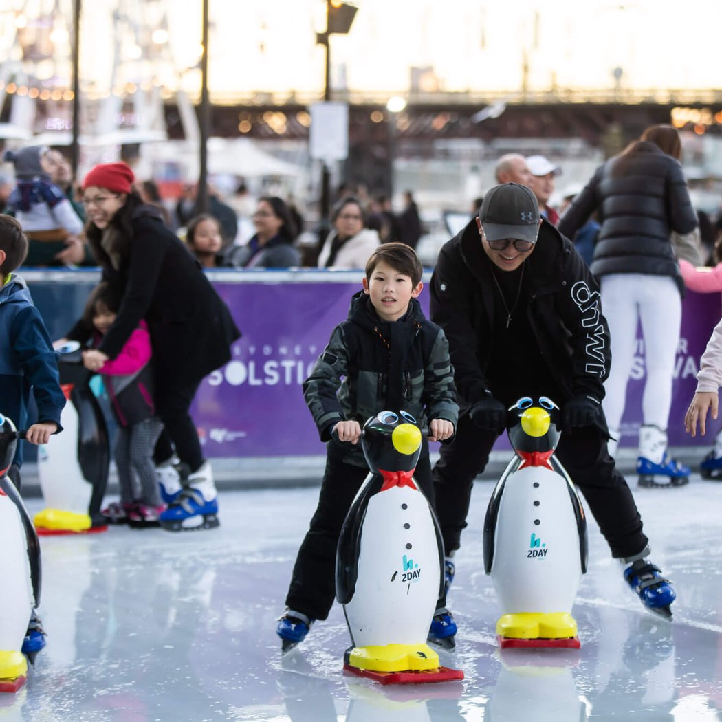 Ice Skating at Darling Harbour 3