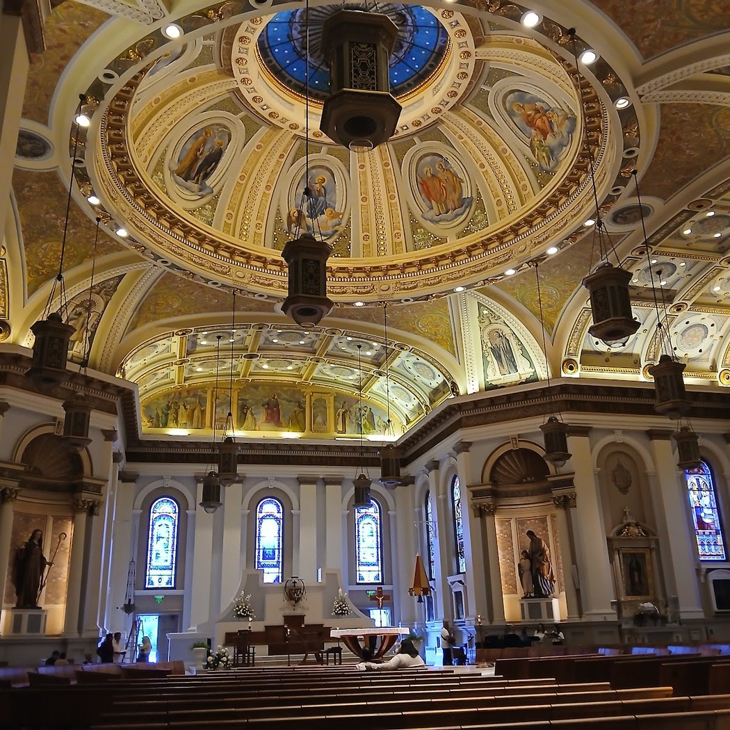 Animated Light Projection at Cathedral Basilica of St. Joseph 2
