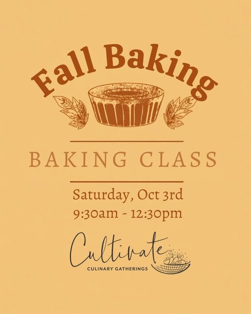 Fall Baking Class 1