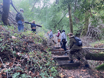 Trail Maintenance Volunteer Day 1