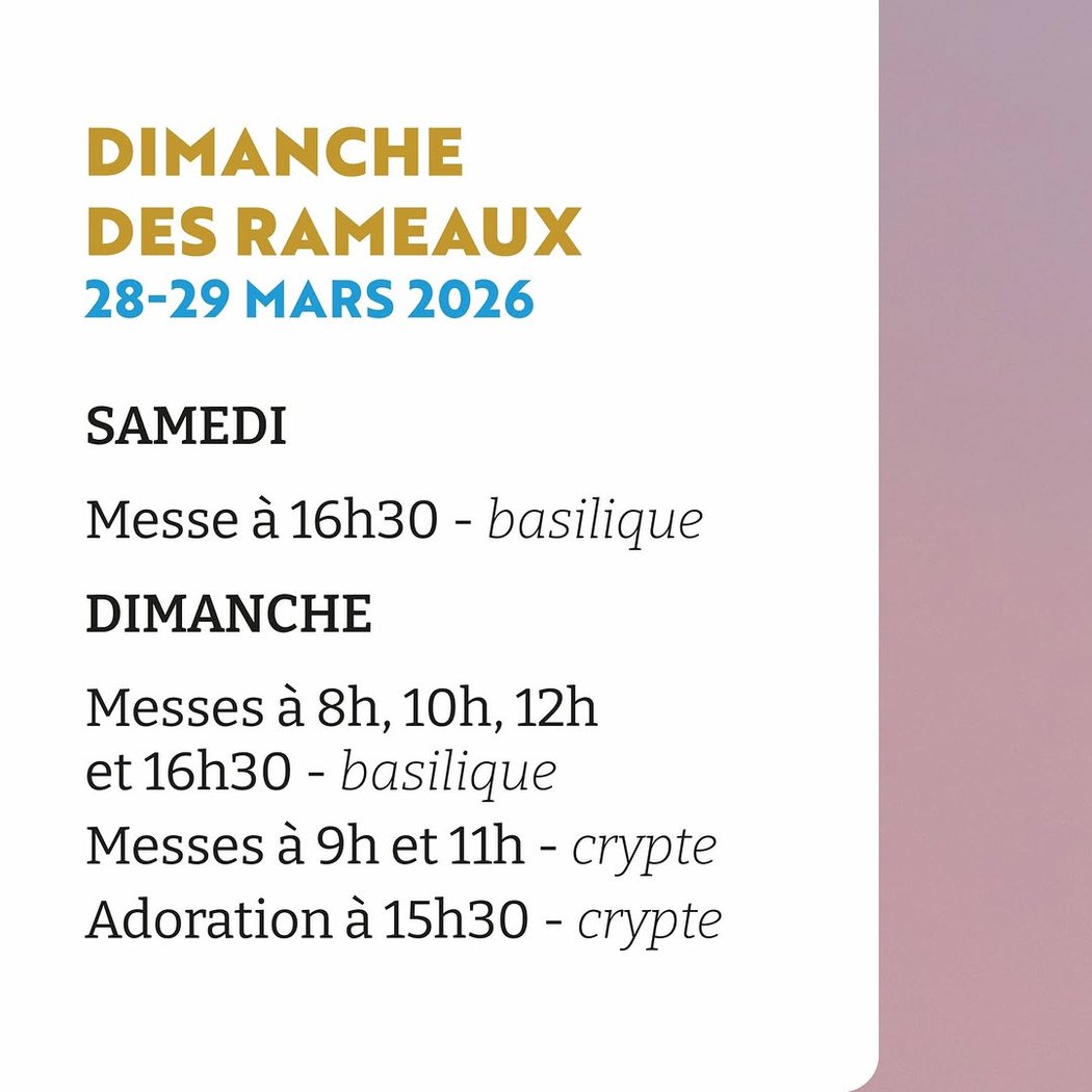 Célébrations du Dimanche des Rameaux 1