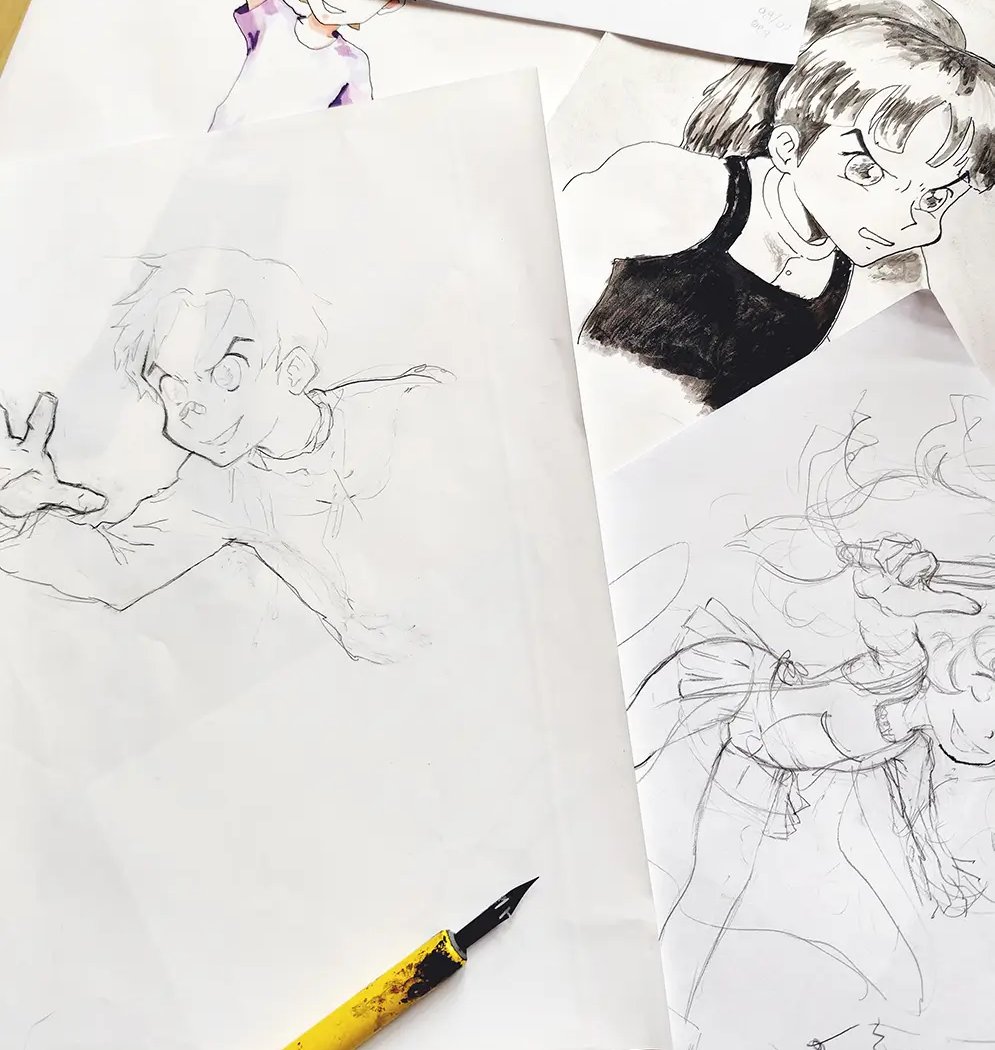 Atelier BD Manga avec Solène 2