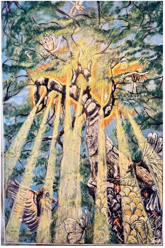 Peintures de mon imaginaire sur la naissance et la vie 3