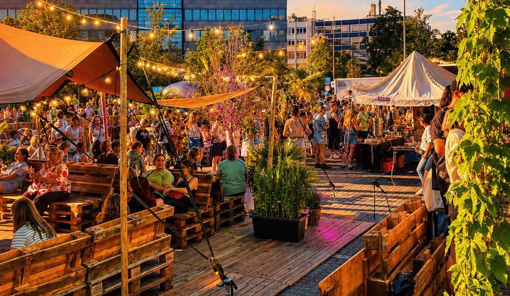 Nachtflohmarkt x Blockparty