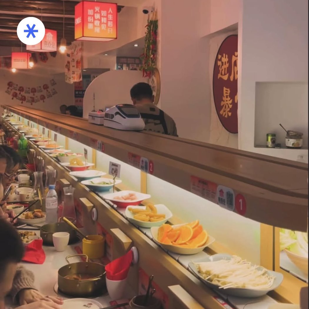 YUXIANGTING-buffet à volonté 御香亭旋转自助火锅 3