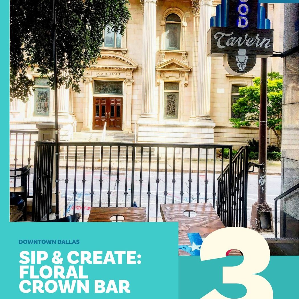 Sip & Create: Floral Crown Bar 1
