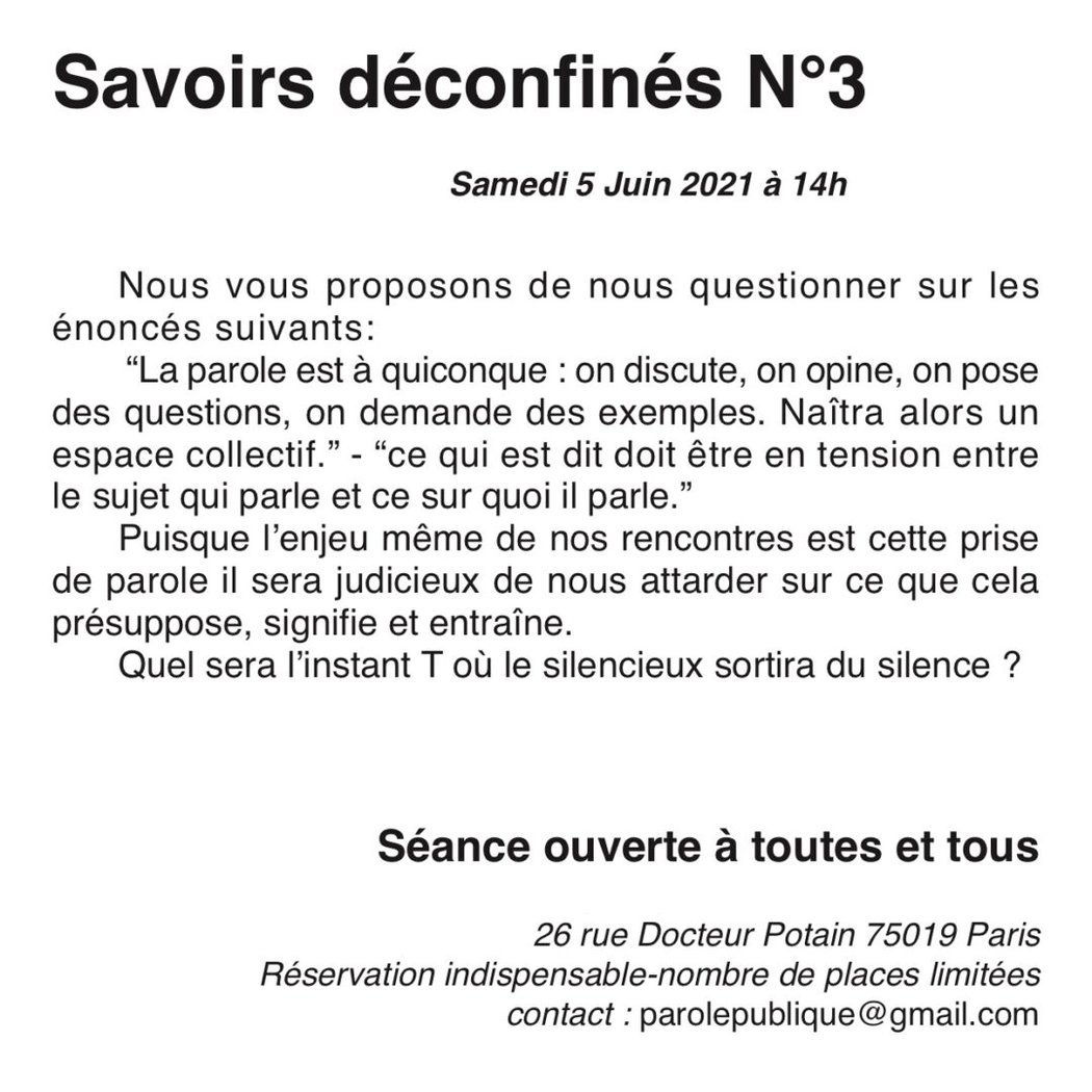Savoirs Déconfinés n°3 1