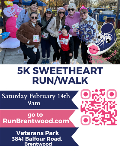 Rotary's Annual Sweetheart 5K Run/Walk 1