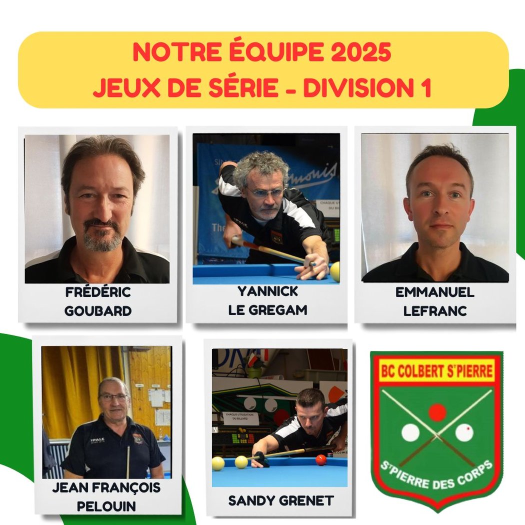 Championnat de France 2025 Jeux de séries Division 1, poule B 2