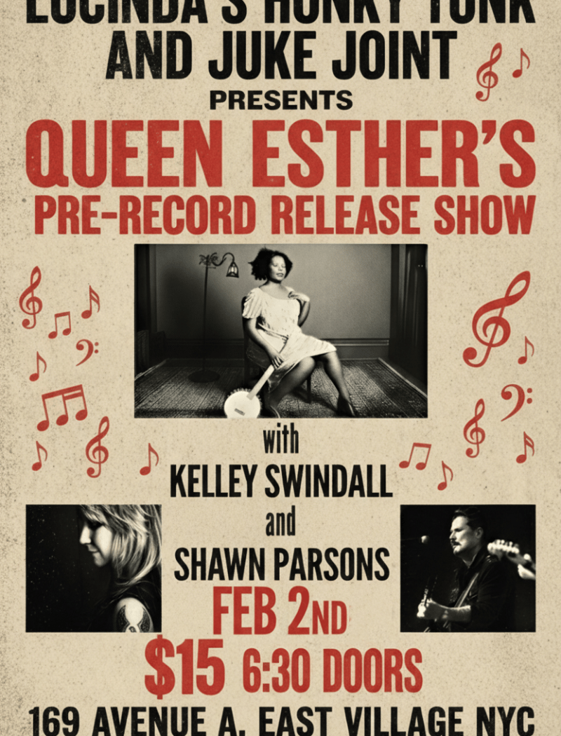 Queen Esther's Pre Record Release Show with Kelley Swindall and Shawn Parsons 1