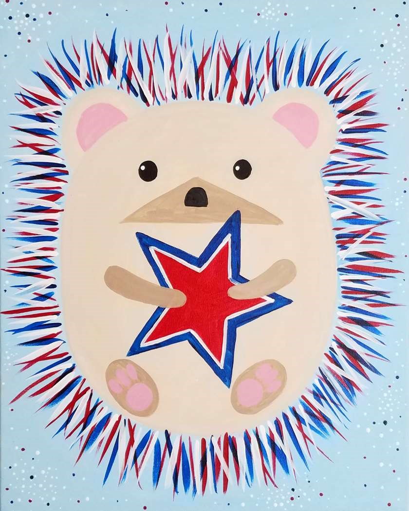 Patriotic Hedgehog 1