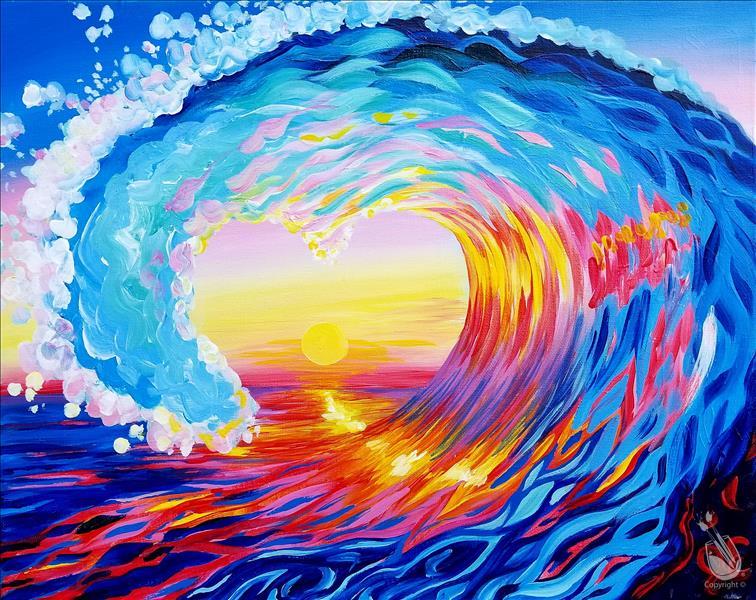Love Surf at Sunset (Set or Solo) 1