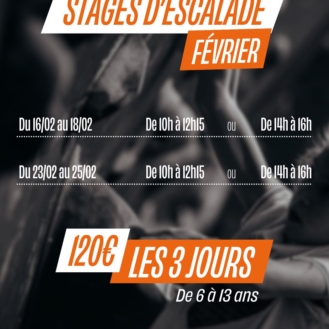 Stage d’escalade enfant 2
