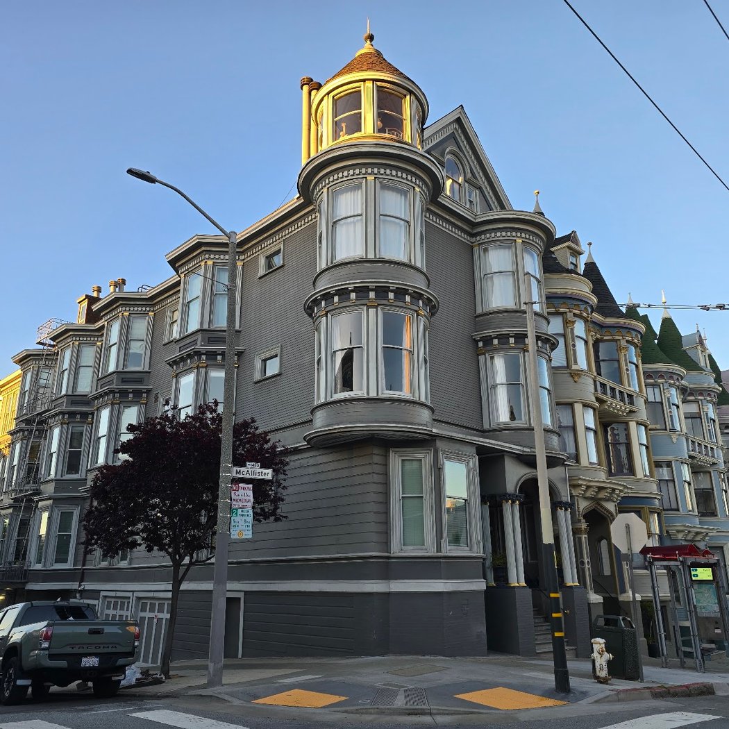 Victorian houses at McAllister st. 1