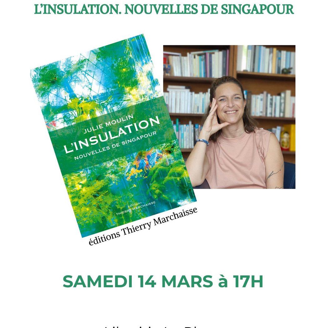 Rencontre avec Julie Moulin autour de son livre L'Insulation 1