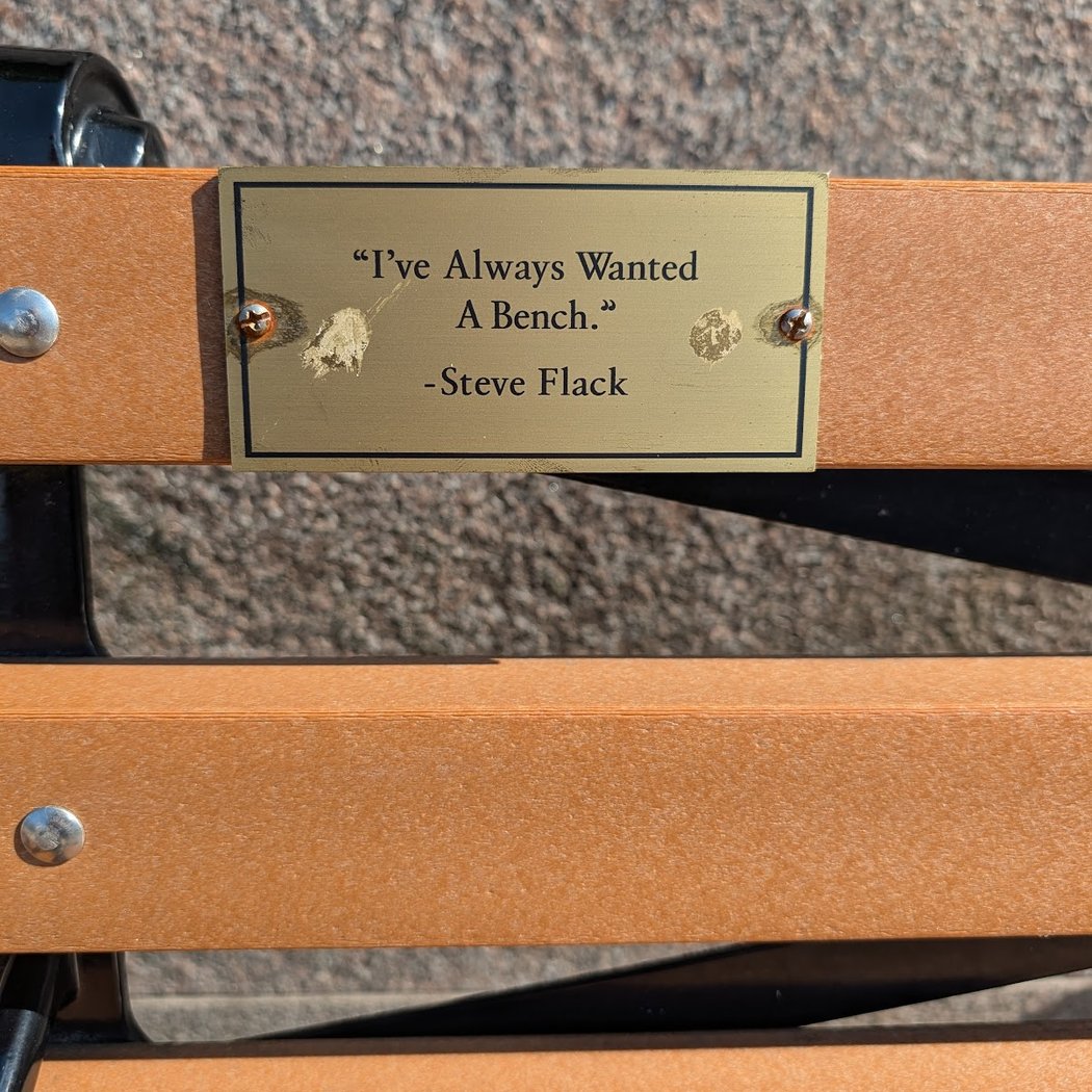 Steve Flack's Bench 3