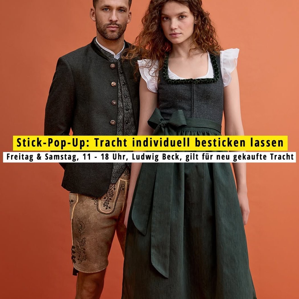 Stick-Pop-Up: Tracht individuell besticken lassen 1