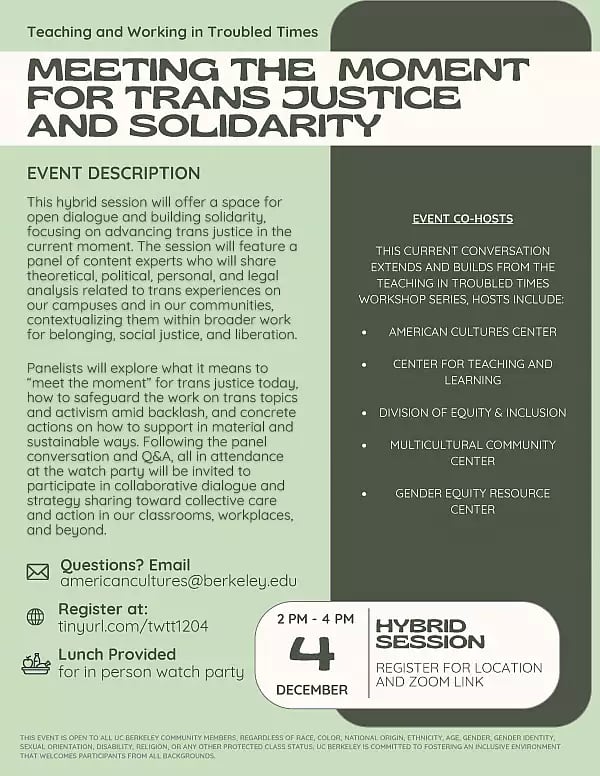 Meeting the Moment for Trans Justice and Solidarity 1