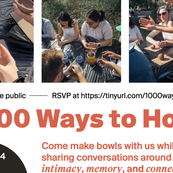 1,000 Ways to Hold - Conversations and Pottery 1