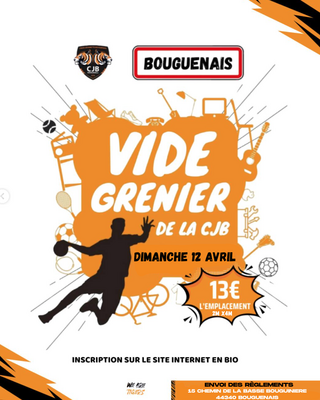 Bouguenais Vide grenier de la cjb 1