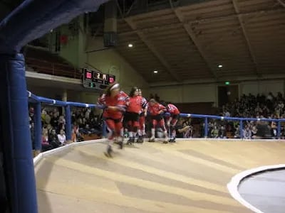 Roller Derby Match: San Francisco Bay Bombers vs Brooklyn Red Devils 1