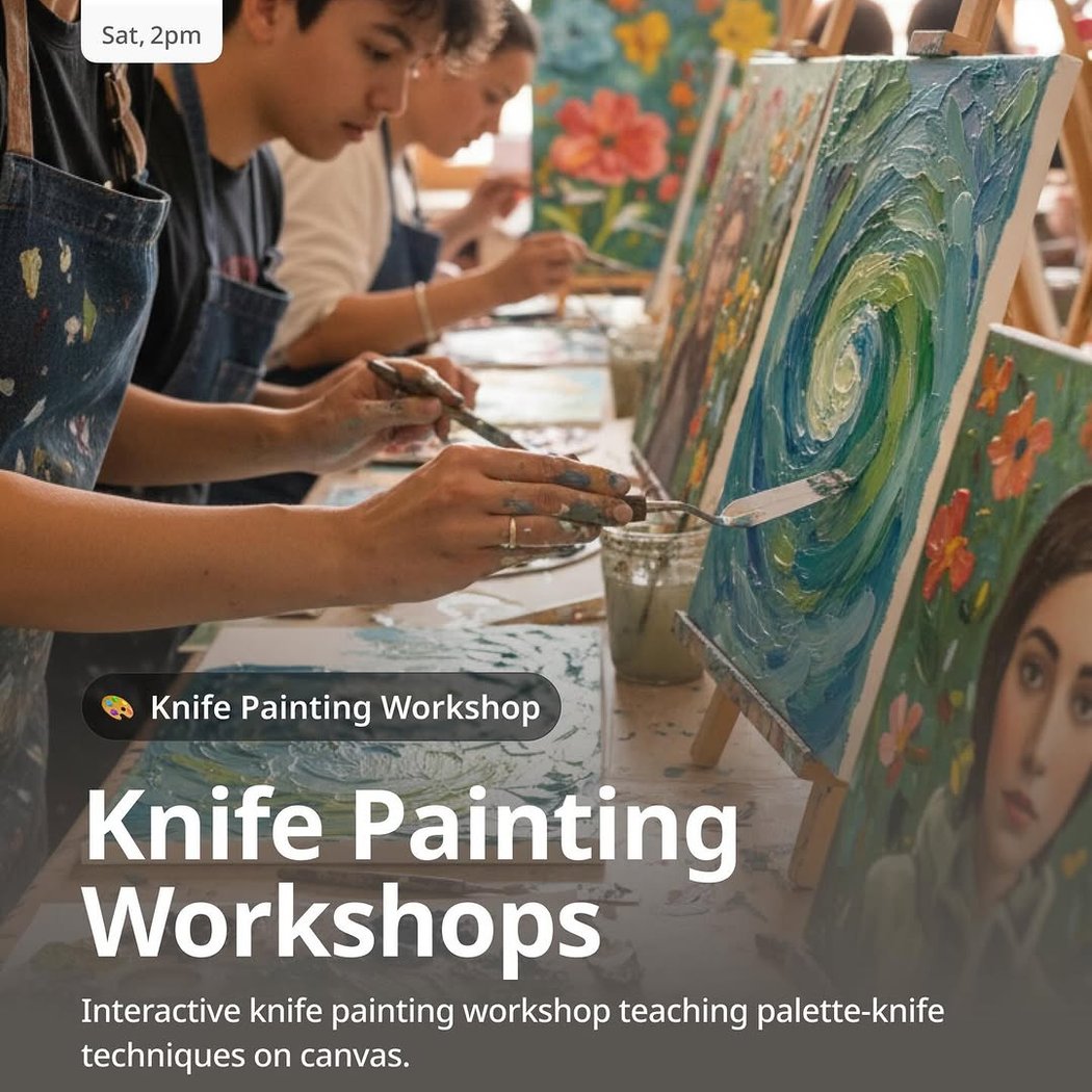 Knife Painting Workshop 1