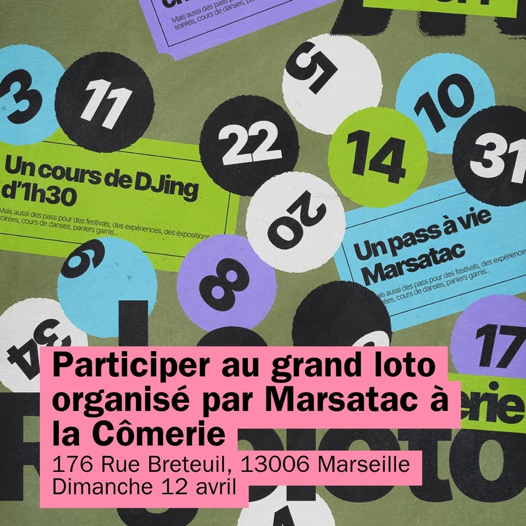 Grand loto organisé par Marsatac 1