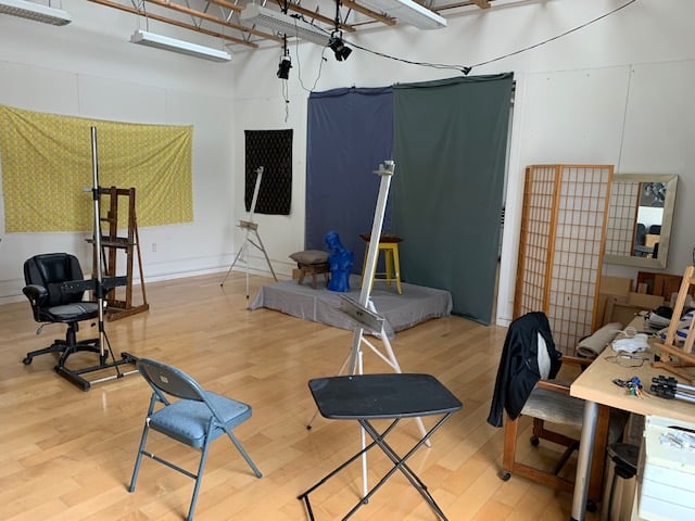 Liv and Chiu art studio 1