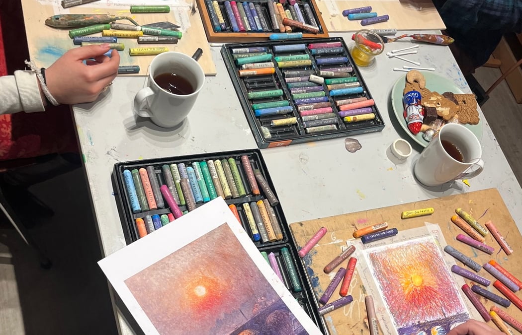 Oilpastellkreide Workshop 1