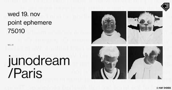 Take Me Out: Junodream en concert 1