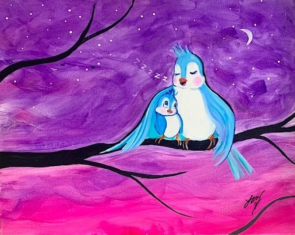 Family Paint Night 1