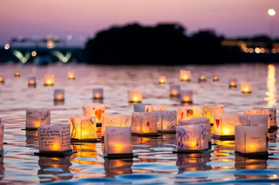 Festival de lanternes au lac Daumesnil