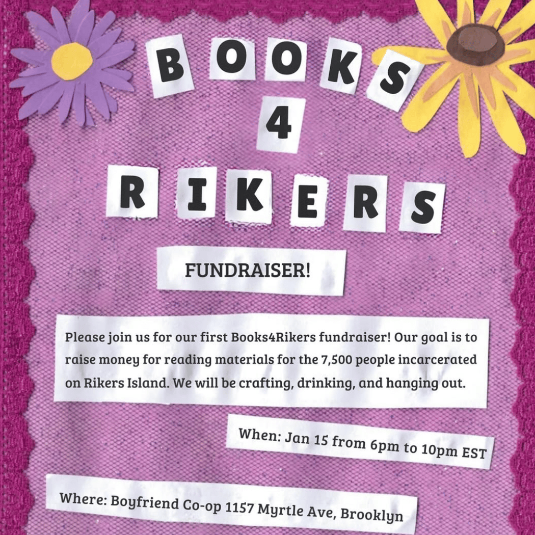 Books4Rikers Fundraiser