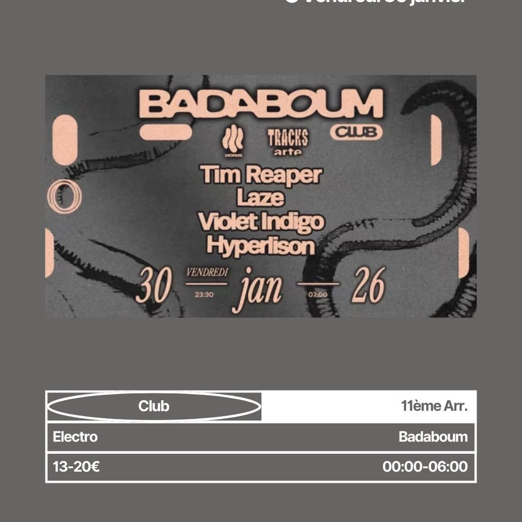 BADABOUM TRACKS CLUB 1