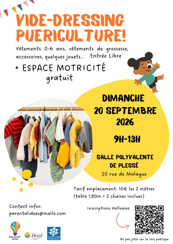 Plessé Vide dressing - puériculture