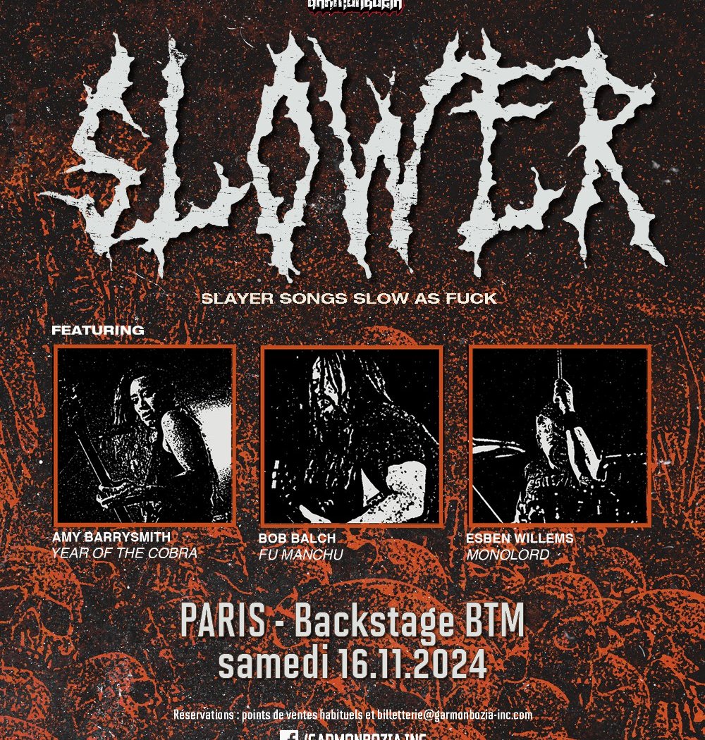 SLOWER - tribute to Slayer but slower (USA) + Guest 1