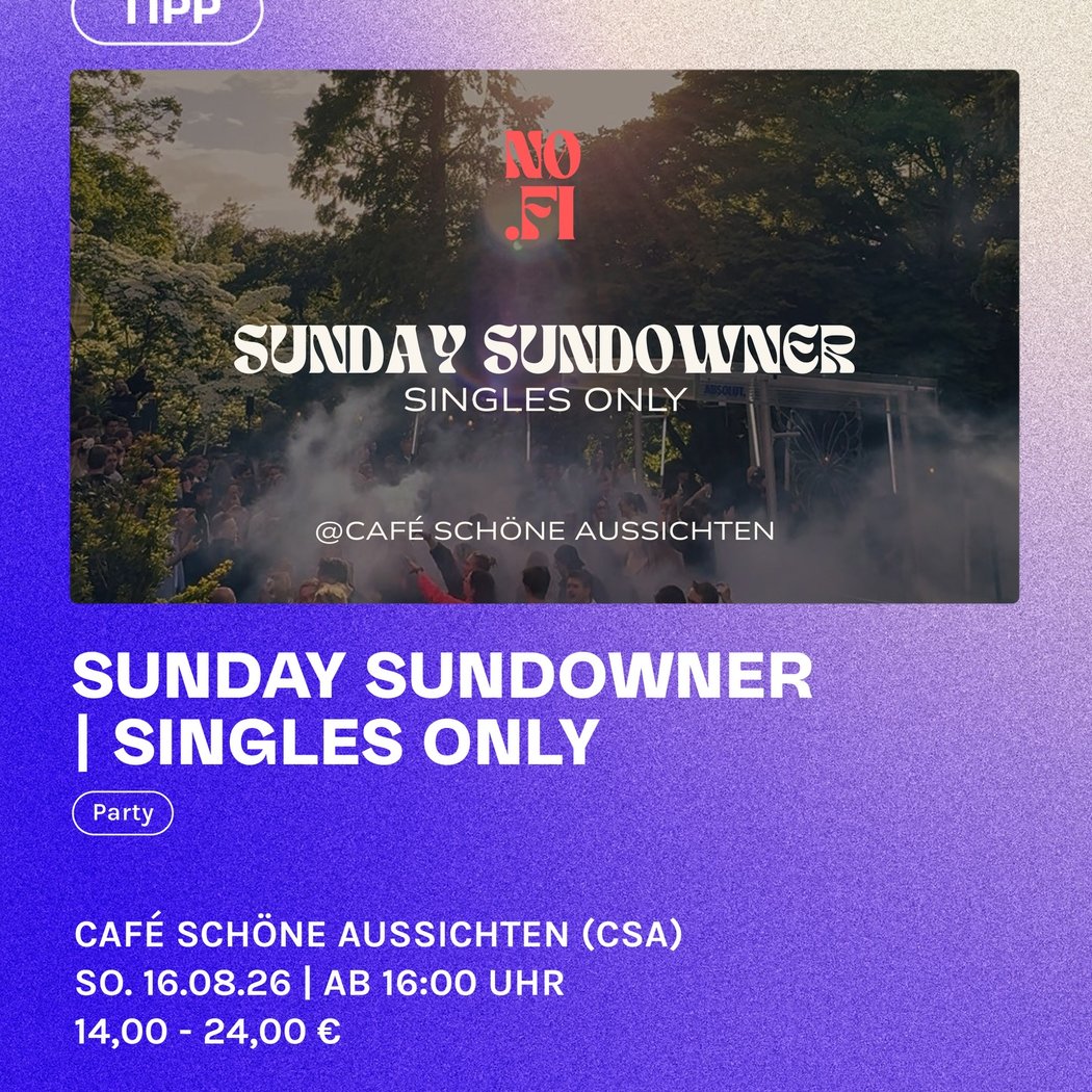 SUNDAY SUNDOWNER | SINGLES ONLY 1