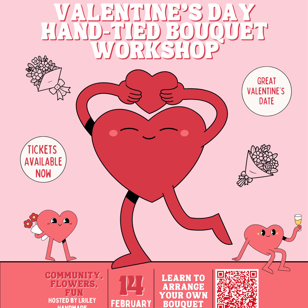 Valentine's Day Hand-Tied Bouquet Workshop 1